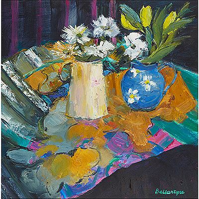 Margaret Ballantyne : STILL-LIFE WITH BLUE JUG