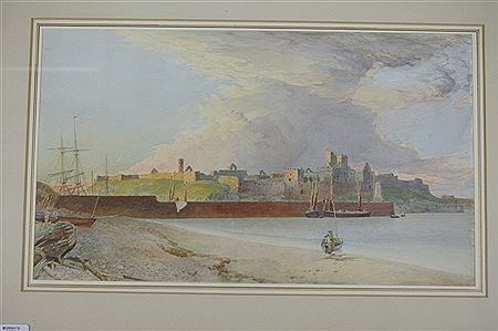 John Millar Nicholson : Peel Castle, Isle of Man