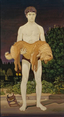 Dmitry Zhilinsky : Man with a Slain Dog