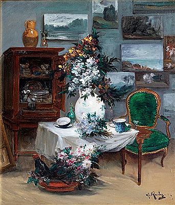 Alfred Rouby : Artist 's studio