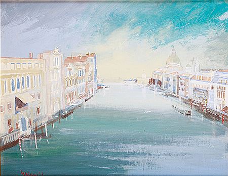 Lajos Gyimesi : Grand Canal of Venice