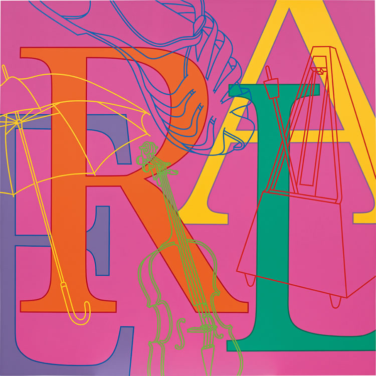 Michael Craig-Martin : From Auction Records