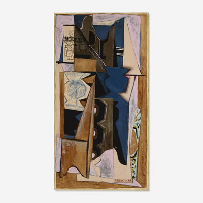 Fannie Hillsmith : Cubist Still Life 1949