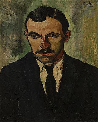 Andre Utter : Portrait de Maurice Utrillo, 1925