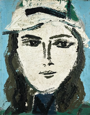 Joash Woodrow : JUDITH ALLIN WITH WHITE HAT I