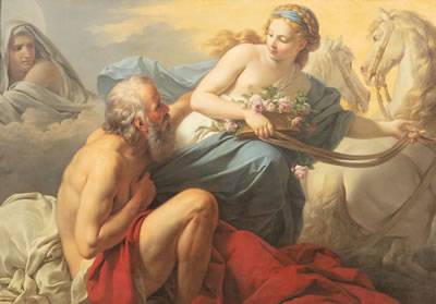 Louis Jean Francois Lagrenee : AURORA AND TITHONUS