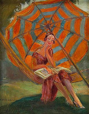 Pedro Casas Abarca : 'GIRL WITH AN UMBRELLA'