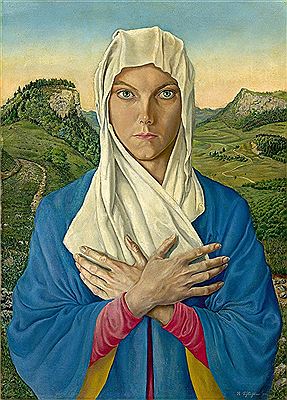 Rudolf Schlichter : Speedy as Madonna