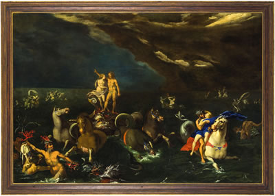 Filippo Napoletano : Triumph of Neptune and Amphitrite