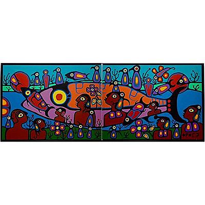 Christian Morrisseau : SPIRITUAL TEACHINGS IN THE WOODLAND ART