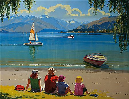 Simon Williams : Relaxing at Wanaka 2004