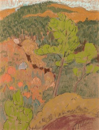 Marguerite Gabrielle Serusier : La plantation de sapins