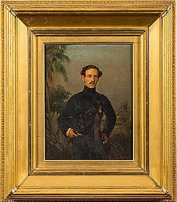 Ferdinand Krumholz : Portrait of a Fusilier Officer