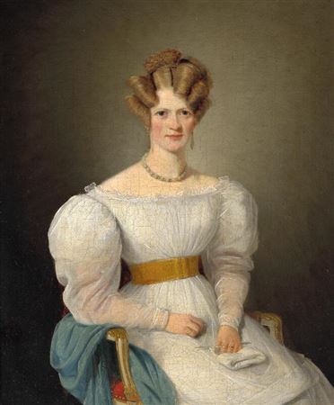 Wilhelm Ferdinand Bendz : Portrait of Marie Raffenberg