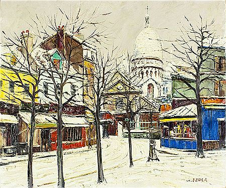 Charles Feola : Winter Cityscape