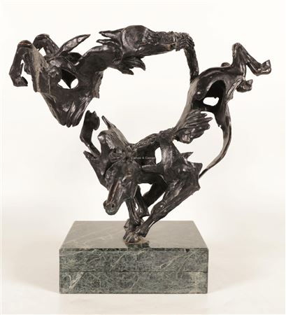 Juan Jose De Oliveira Vieitez : Caballo Bailando' (2 stuks - pieces)