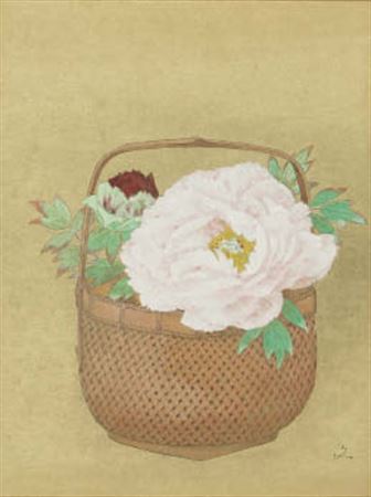 Fumiko Hori : Red and White Peony