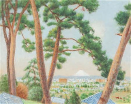 Tetsu Kurata : Pines at Seijo