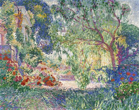 Henri Edmond Cross : Le faux poivrier (Provence)