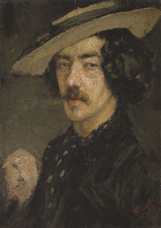 James Abbott McNeill Whistler : Whistler Smoking