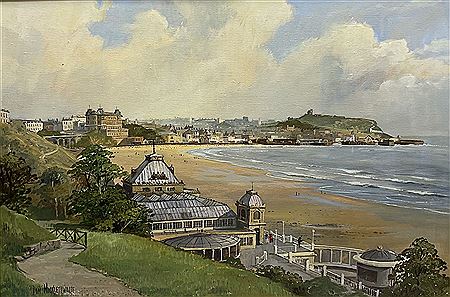 Don Micklethwaite : Scarborough South Bay from the Spa