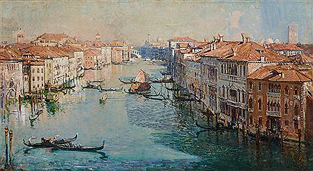 Arthur Ernest Streeton : THE GRAND CANAL, 1908