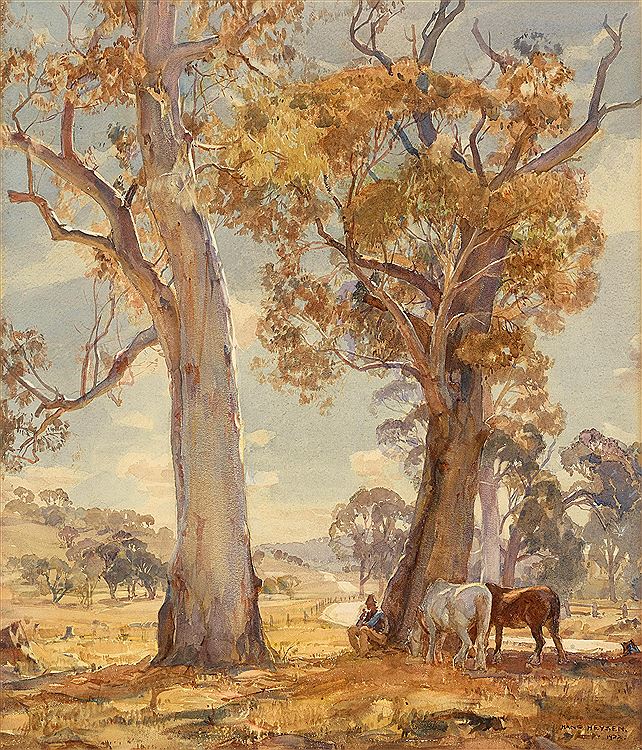 Hans Heysen : From Auction Records