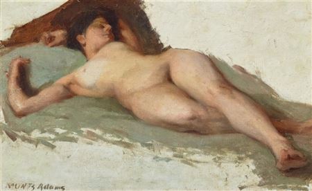 Josephine Muntz-Adams : RECLINING NUDE