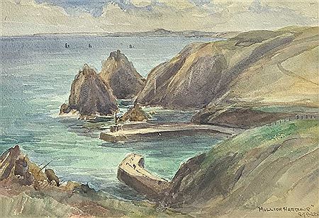 Sidney James Beer : Mullion Harbour