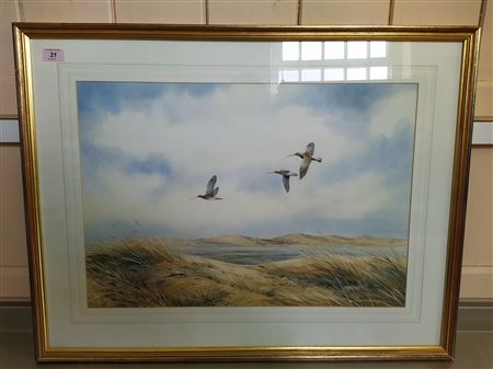 Simon Trinder : 'Curlew at Scolb Head'