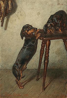 Julius Pollak : Dachshunde