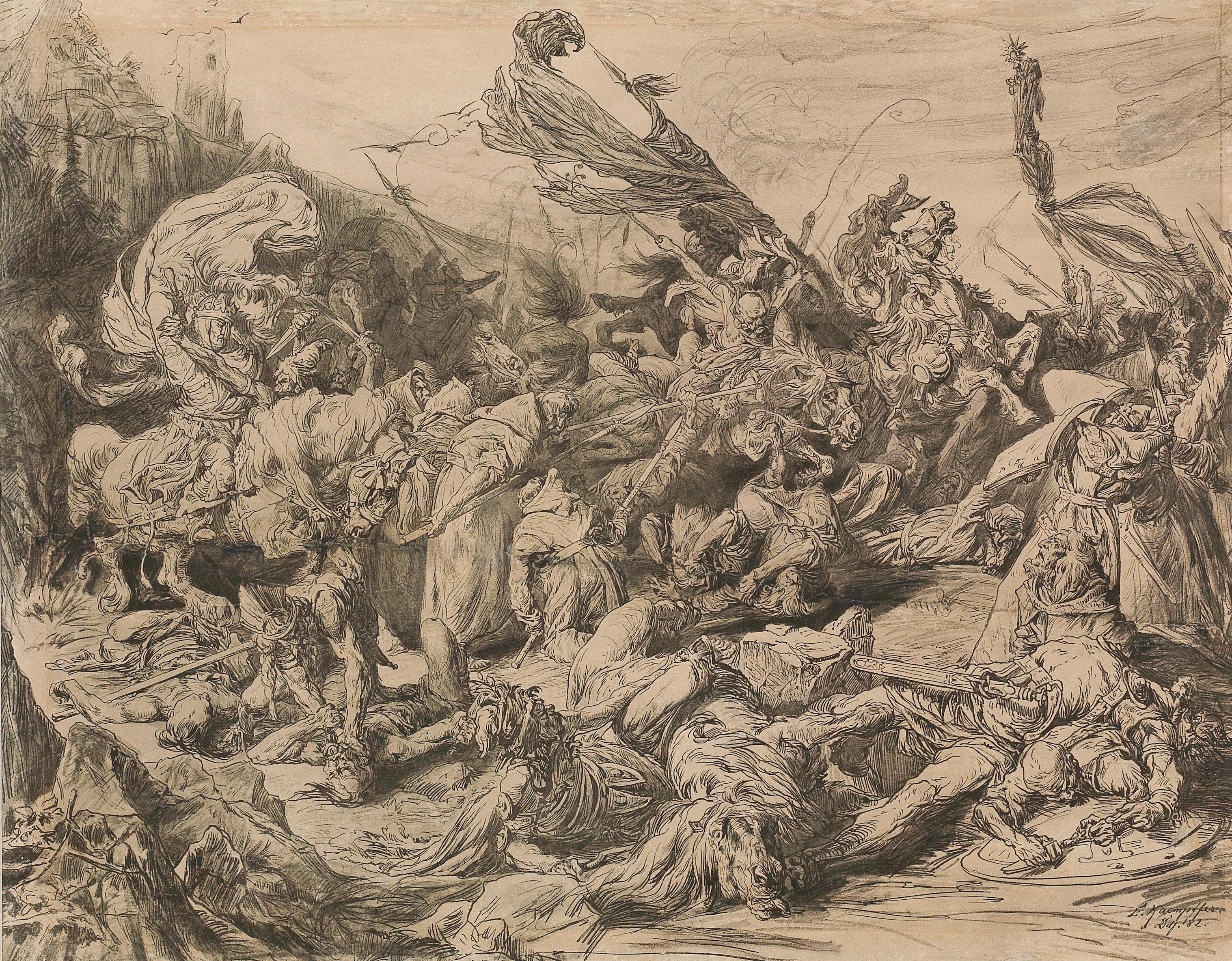 Eduard Kampffer : Battle scene