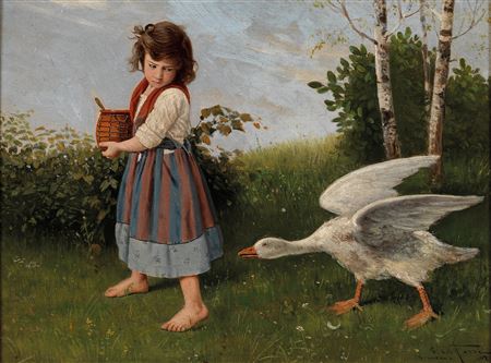 Giulio Del Torre : Chased by a Goose