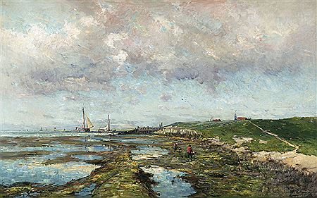 Frans Van Damme : The Scheldt near Bergen op Zoom (Holland)