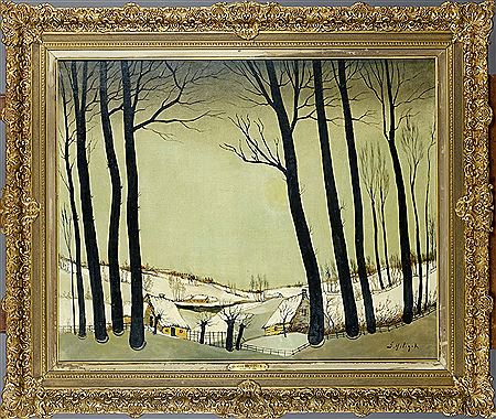 Gustave Helinck : Hiver en Flandre