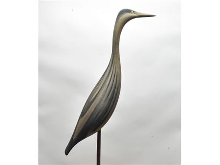 David B (DBW) Ward : Hollow carved great blue heron