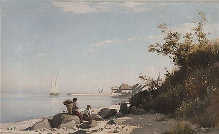 Léon Gaud : Children by the Lake