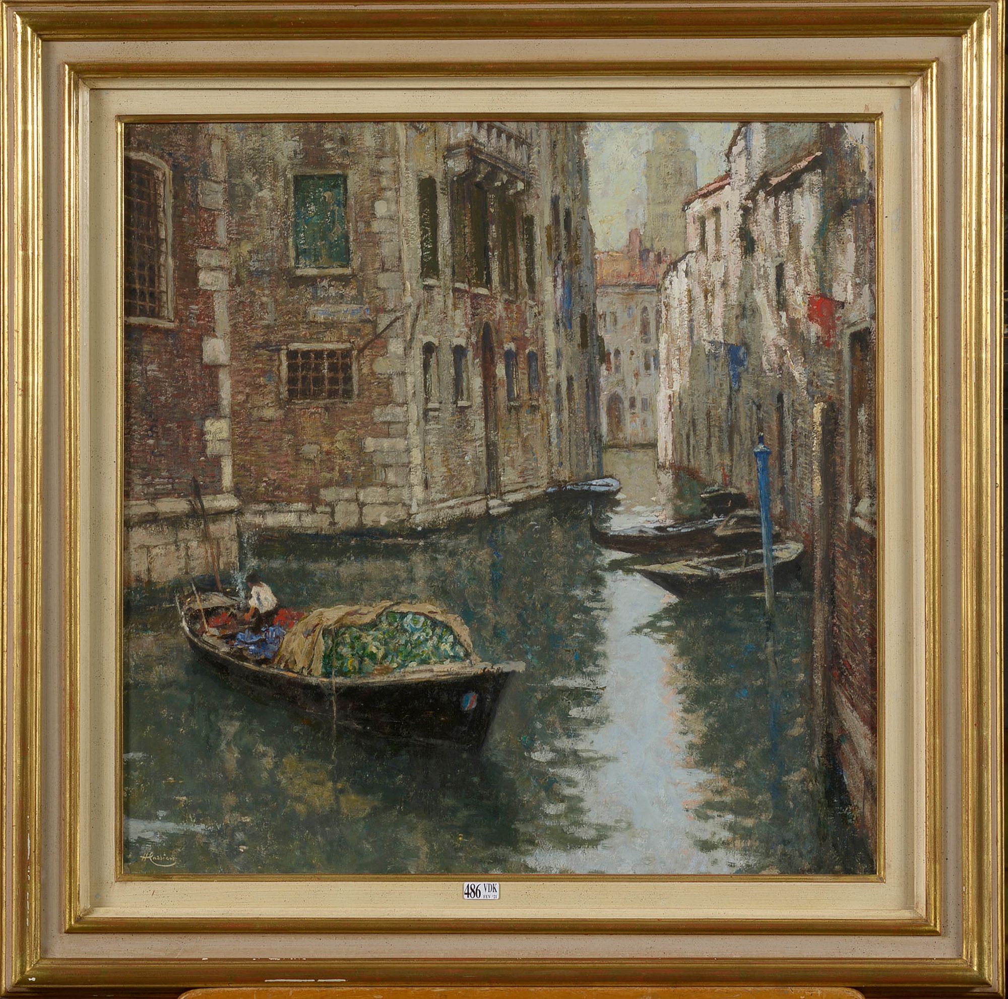 Henry (Henri) Cassiers : View of Venice