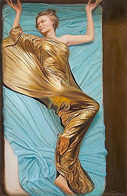 Michael Fuchs : Dame in gold I