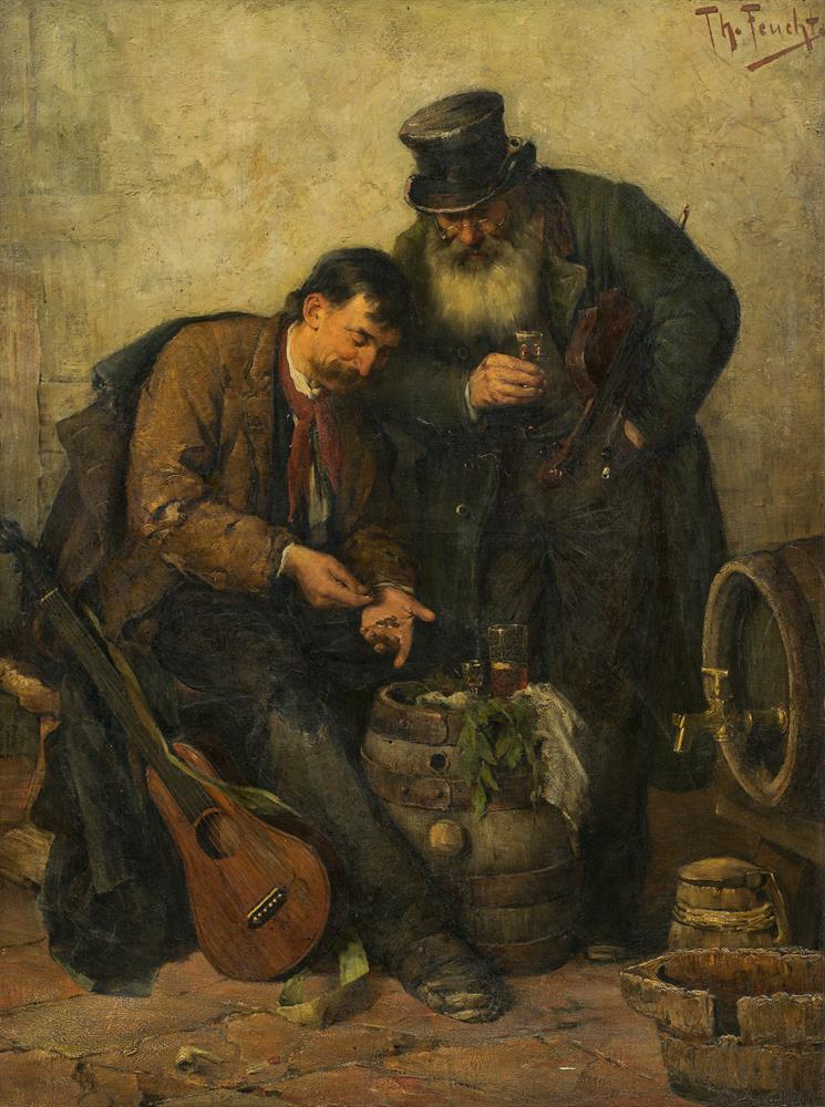 Theodore Feucht : Two buskers