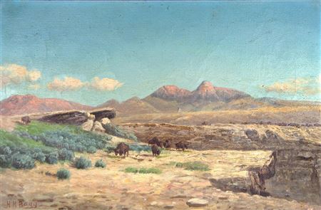 Henry Howard Bagg : HEART MOUNTAIN WYOMING NEAR CODY