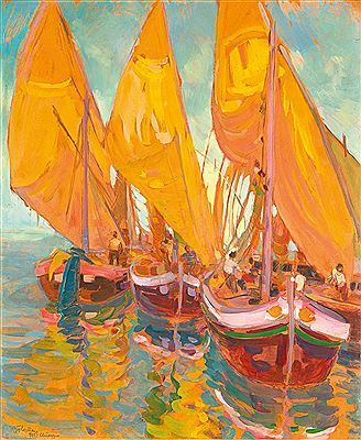 Ferenc Bolcskey : Sailboats