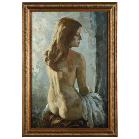 Harrison Campbell Rucker : Seated Nude