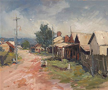 Allan Adolf Peter Hansen : A Silent Town (Study)