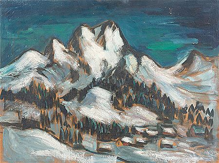 Max Kindt : High mountains in the snow