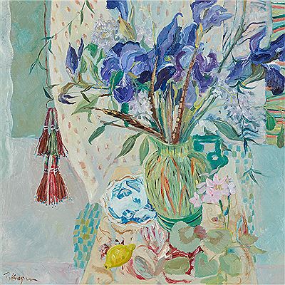 Brenda Lenaghan : STILL LIFE WITH IRISES