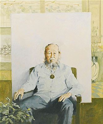 Ted Rand : ''PORTRAIT OF GEORGE TSUTAKAWA'' 1988