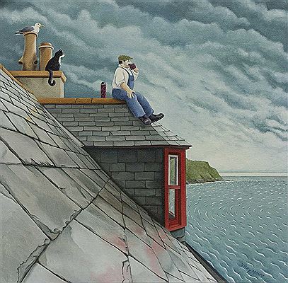 Vicky Mount : Tea Break, Gardenstown