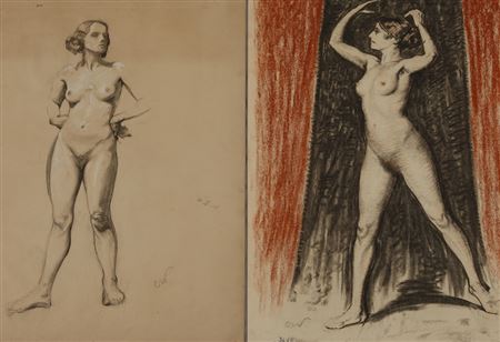 Carl Walther : Two nudes