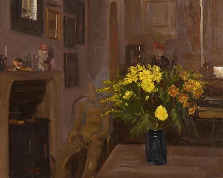 Robert Wraith : Vase of Flowers